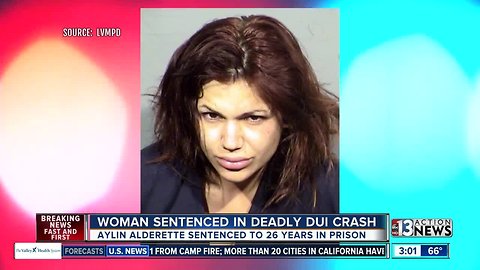 Woman sentenced to at least 26 years in crash that killed 8-year-old boy