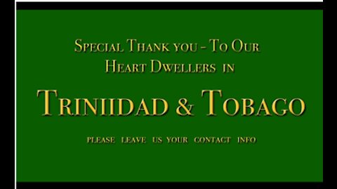 Special Thank You to Heartdwellers in Trinidad & Tobago