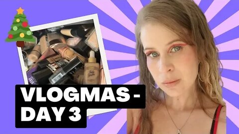 GOING THROUGH MY MAKEUP | vlogmas • day 3 | melissajackson07