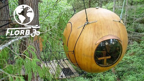 This Treehouse Sphere Feel like Living in a Tree Nut