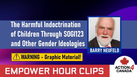 The Harmful Indoctrination of Children Through Gender Ideology