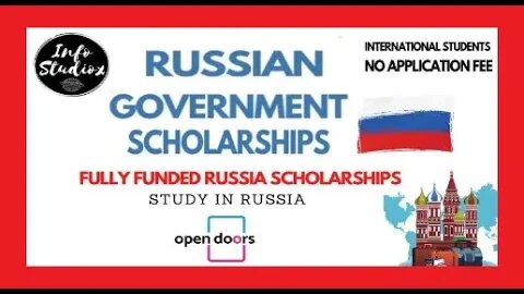 Russian Government Scholarship 2024 Fully Funded – Study in Russia