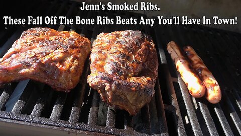 Jenn's fall off the bone Smoked Ribs Recipe. Better than any you'll ever pay for out on the town!
