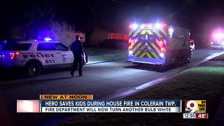 Hero saves kids during house fire in Colerain