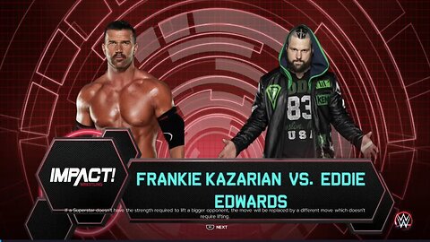 Impact Wrestling Eddie Edwards vs Frankie Kazarian