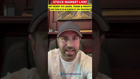 STOCK MARKET WARNING Live Right Now!