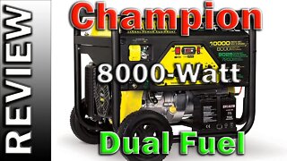 Champion 8000-Watt Dual Fuel Portable Generator with Electric Start