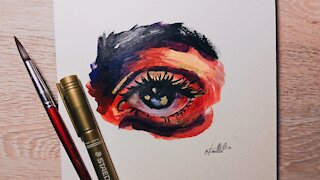 Acrylic Eye SpeedPaint // Episode 46