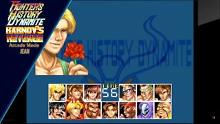 Fighter's History Dynamite (Karnov's Revenge) - Arcade Mode - Jean