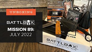 A Nearly $200 Knife! | Unboxing Battlbox Mission 89 - Pro Plus - July 2022 (+GIVEAWAY)