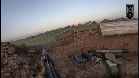 Ukraine war RAW TRENCH combat footage