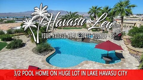 Lake Havasu Pool Home on Huge Lot 2449 Angler Dr MLS 1023339