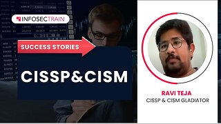 CISSP & CISM InfosecTrain Review | Ravi Teja Success Storie CISSP & CISM