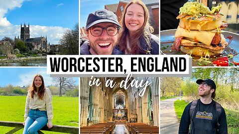 What to do in Worcester England in a Day | UK Travel Vlog