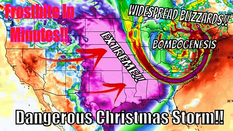 Huge Christmas Snow Storm Just Turned Dangerous!! - The WeatherMan Plus