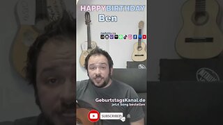 Happy Birthday Ben Happy Birthday to You Ben #shorts