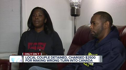 Shelby Township couple arrested after a wrong tun to Canada, costing them $2,500