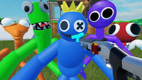 Roblox survive the rainbow friends killers?!