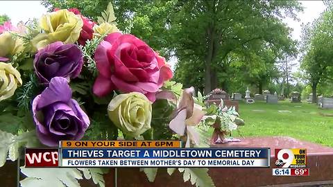 Thieves target Middletown cemetery