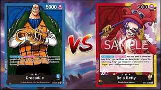 One Piece TCG Sir Crocodile VS Belo Betty!!