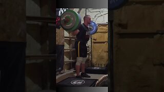 145 kg / 320 lb - Behind the Neck Jerk 2 reps