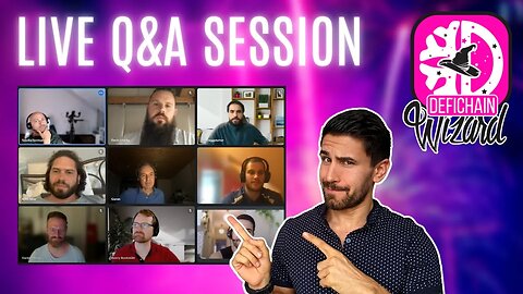 Live Q&A Session mit den Entwicklern vom DeFiChain-Wizard 🧙