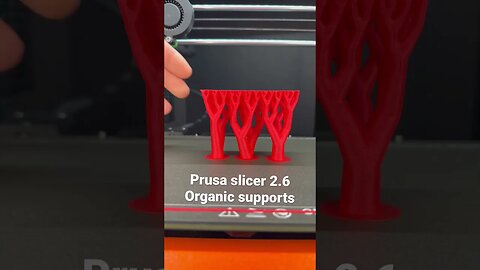 Prusa slicer 2.6 Organic supports #prusaslicer #organicsupports #3dprinting #3dprinted #prusa