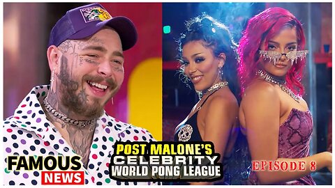 Post Malone's Beer Pong With Doja Cat & Bebe Rexha | Famous News