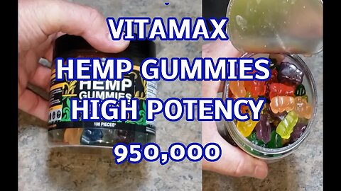 Tasty and helps me sleep, Vitamax Hemp Gummies – High Potency 950,000