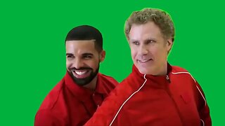 Drake and Will Ferrell "Just a Nice Feeling Between You and Your Teammate" Green Screen