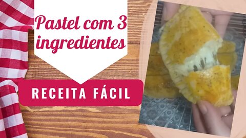 Pastel com apenas 3 ingredientes #shorts