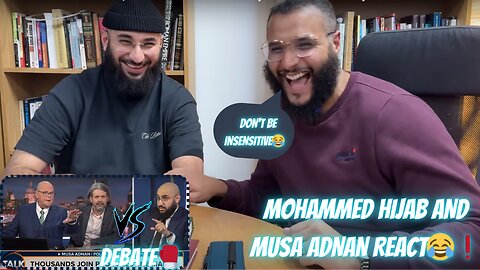 🔥Mohammad Hijab and Musa Adnan react😂 to Musa Adnan vs James Whale🥊❗