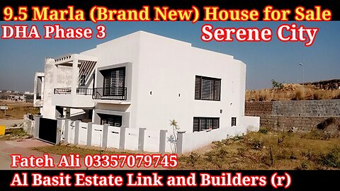 10 Marla Brand New House For Sale in Sector B, DHA Phase 3 Rawalpindi