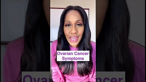 What are the WARNING SIGNS of OVARIAN CANCER? 🛑 #shorts