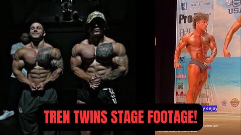 Tren Twins Compete - FOOTAGE FROM STAGE!