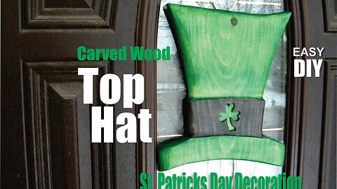 DIY St Patricks Day Irish Top Hat decoration