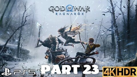 The Lady & The Spear | God of War: Ragnarök Walkthrough Story Gameplay Part 23 | PS5, PS4 | 4K HDR