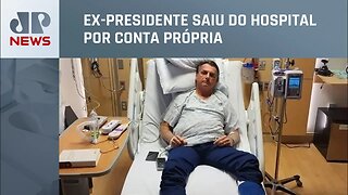 Jair Bolsonaro deixa hospital nos Estados Unidos