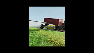 |MiniBeamNG/ Trucks vs Bridge #01 BeamNG.Drive #Shorts