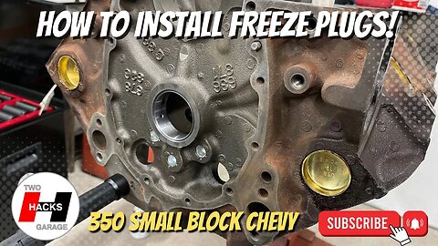 How to Install Freeze Plugs on a Small Block Chevy! #engine