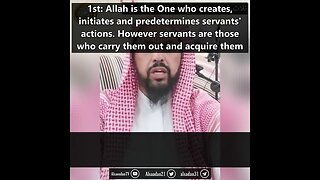 Three Principles of Allah's Predestination- Sh. Walid as-Sa'eedan #shorts #islam