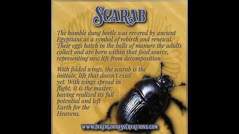 ANCIENT EGYPTIAN MAGIC WAS LIKE "NUCLEAR ENERGY" THEIR DEMONIC HUMANIST GOD EVOLVED FROM A DUNG BEETLE