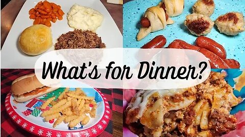 WHAT'S FOR DINNER ? 4 EASY & DELICIOUS FAMILY MEALS | CROCKPOT LASAGNA | CROCKPOT POT ROAST