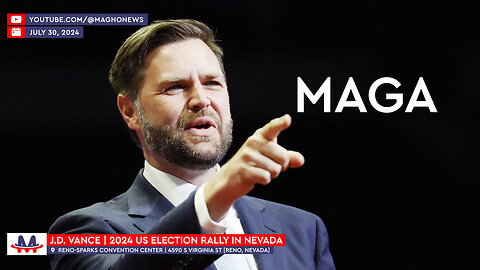 🇺🇸 JD Vance | Donald Trump running-mate holds MAGA Rally in Reno, Nevada (July 30, 2024) [LIVE]