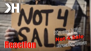 Reacts to Knox Hill - "Not 4 Sale" (FIRST REACTION)