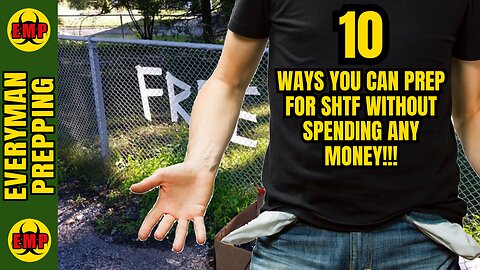 ⚡10 Ways To Prepare For Emergencies Without Spending Any Money!