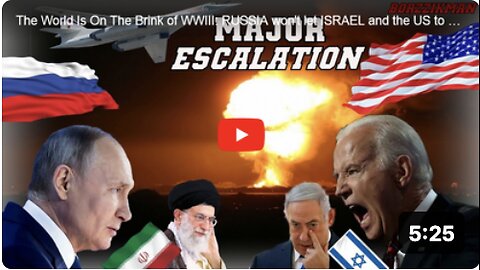 The World Is On The Brink of WWIII: RUSSIA won't let ISRAEL and the US to Destroy IRAN, & Here's WHY