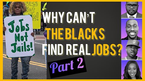 Why can't the blacks find real jobs? - PART 2