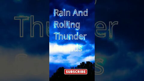 Relaxing Nature Sounds • Rain and Thunder Sounds #rainsounds #rainandthundersounds #viralshorts