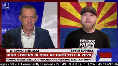 STEW PETERS SHOW 4/29/22 - RINO Losers Block AZ Path To Fix 2020